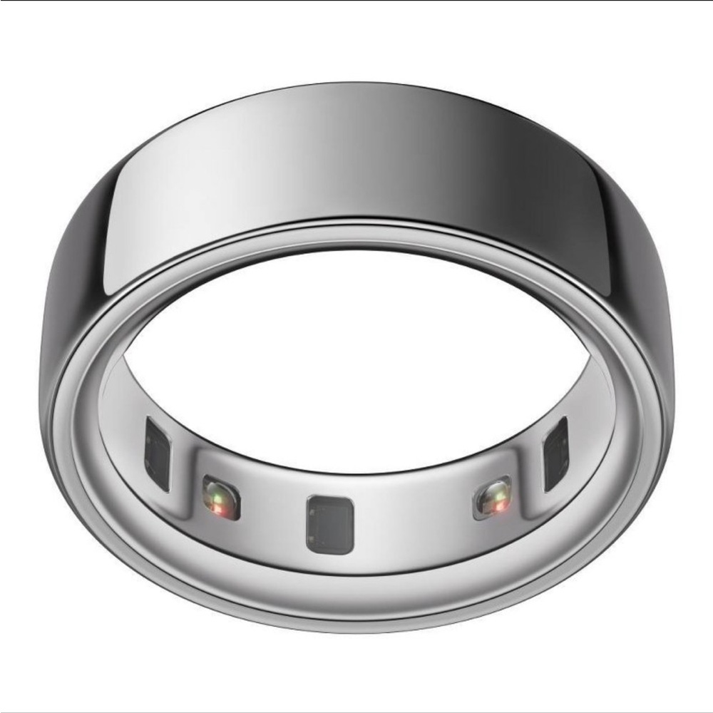 Oura Ring 4 - Silver - Size 8